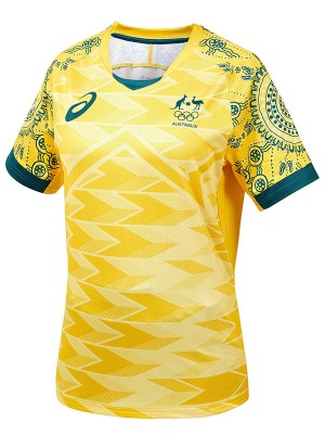 Australia maglia casalinga dell'kit da calcio prima divisa sportiva da uomo per abbigliamento sportivo maglia sportiva 2024-2025